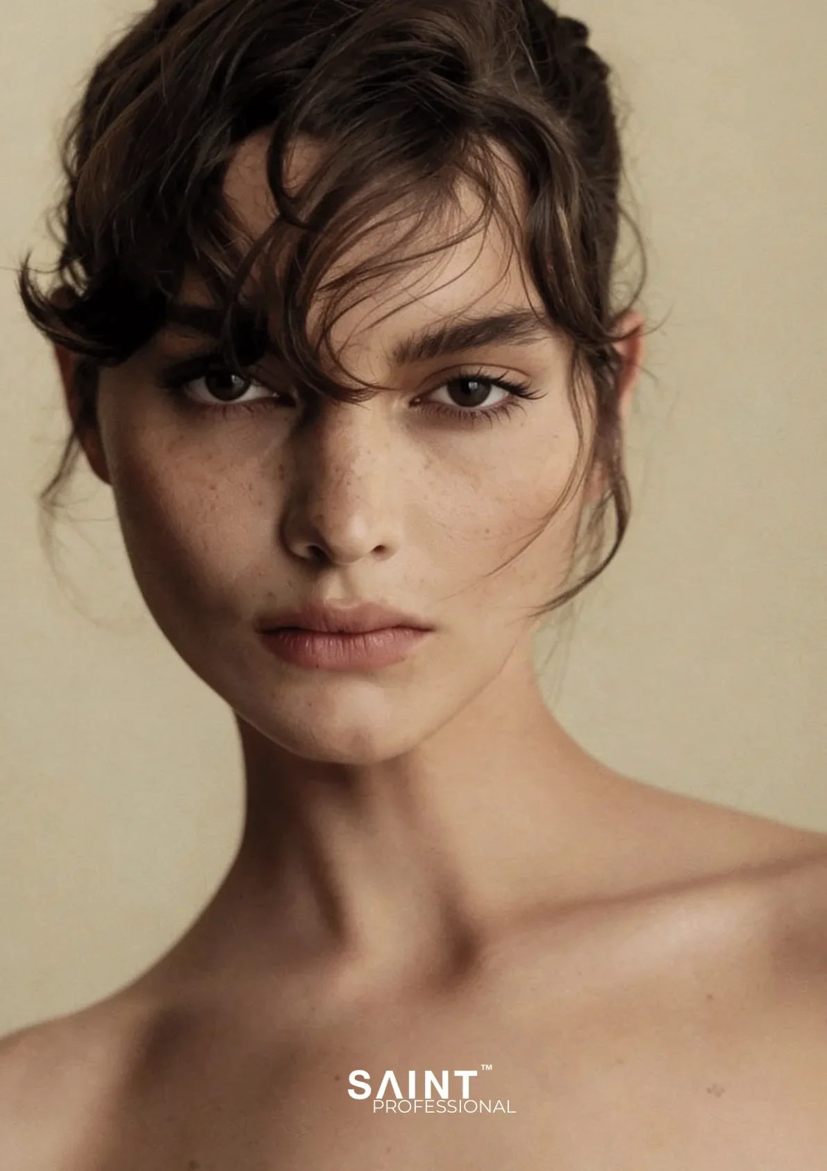 Editorial portrait representing SAINT Professional beauty